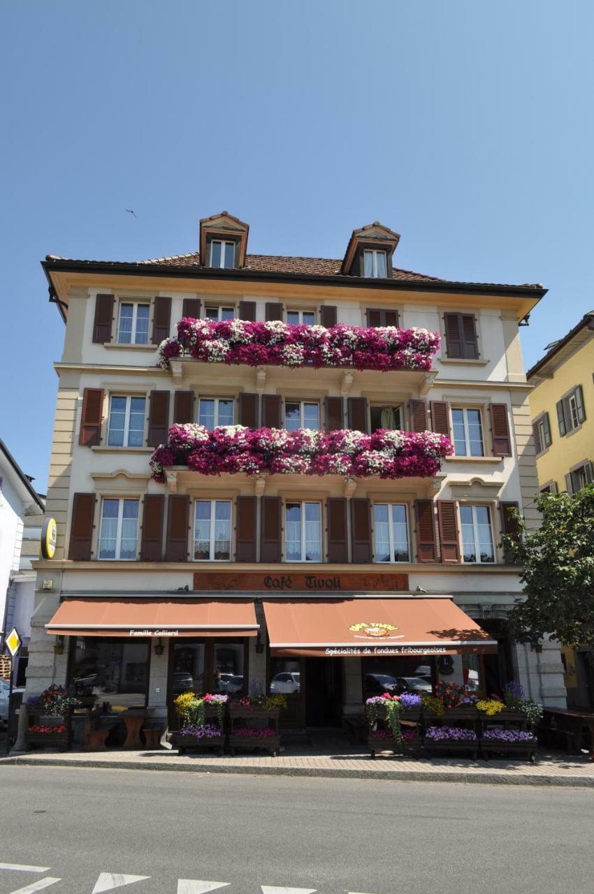 Cafe Tivoli Otel Châtel-Saint-Denis Dış mekan fotoğraf